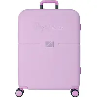 Pepe Jeans pour femme. 7699235 valise moyenne lilas rigide 70cm rose (OSFA), Casuel, ABS/Polycarbonate