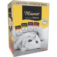 Miamor Ragout Royale Multibox 12 x 100 g saumon, veau, canard et poulet en crème