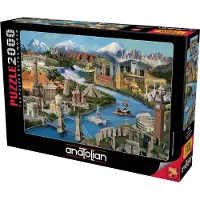 AnaTolian Puzzle ANATOLIEN Merveilles du monde 2000 pièces