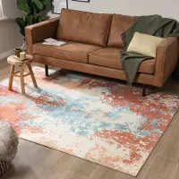 FRAAI Tapis moderne | Sarge Multicolore | 140x200cm | Multicolore | Rectangulaire | Tapis