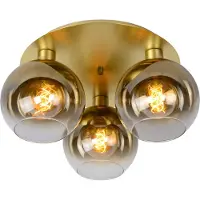 Lucide MARIUS plafonnier sphères dorées 3xE27 60W