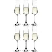 Leonardo Verres à champagne Paladino - 220 ml - 6 pièces
