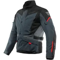Dainese Veste textile pour moto Tempest 3 D-Dry, gris/noir/rouge, 44