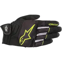 Alpinestars Gants Atom Black Yellow Fluo, Taille: XL