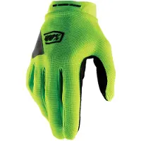 100% Ridecamp Off-road Gloves Jaune M / Short Homme
