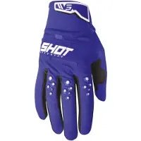 Shot Vision Off-road Gloves Bleu M / Short
