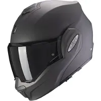 Scorpion EXO-Tech Evo Solid, casque modulaire ,Matt-Gris Foncé ,S