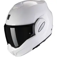 Scorpion EXO-Tech Evo Solid, casque modulaire ,Blanc ,XS