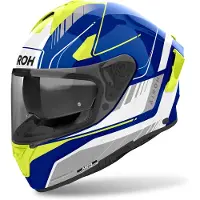 Airoh Spark 2 Chrono Casque Intégral Bleu/Jaune 2XL unisex