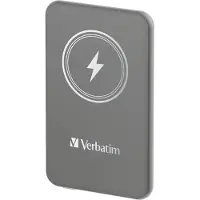 Verbatim Batterie externe - - Charge 'n' Go Magnetic Wireless 5000 - Induction - Gris - Smartphones et tablettes
