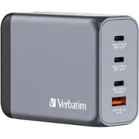 Verbatim Gan 200W3Xusb-C/Usb-A chargeur secteur + adaptateur Eu/Uk/Us Gnc-200 32204