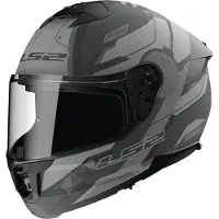 LS2 Ff808 Stream Ii Shadow Full Face Helmet Noir,Gris 3XL
