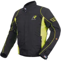 Rukka Veste textile pour moto Trave-R, noir/jaune, 60