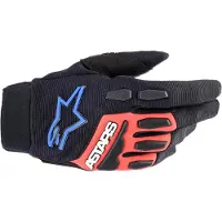 Alpinestars Full Bore Xt Gloves Black Bright Red Blue Taille 2XL