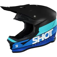 Shot Furious Story Bleu Mat Casque Cross Taille XL