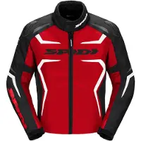 Spidi Race Evo H2Out Noir Rouge Blanc Blouson Taille 2XL