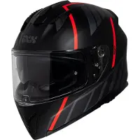 IXS Kask iXS217 2.0 matowy czarno-czerwony M