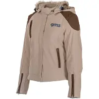 GMS Luna Veste Moto Softshell Brun Clair Femme Taille 2XL