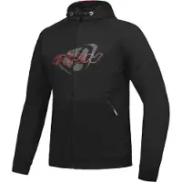 Ixon Touchdown Noir Rouge Blouson Moto Textile Taille 3XL
