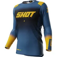 Shot Ultima Long Sleeve Jersey Bleu S Homme
