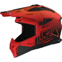 LS2 Mx708 Fast Ii Duck Off-road Helmet Orange 3XL