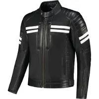 Rusty Stitches Steve Blouson en cuir de moto