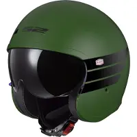 LS2 Of599 Spitfire Ii Retro Open Face Helmet Vert L