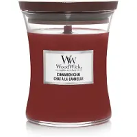 Woodwick Cinnamon Chai Bougie Parfumée 275 grammes