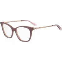 Love Moschino Mol579fwmf316 Woman Glasses Beige,Rose Femme