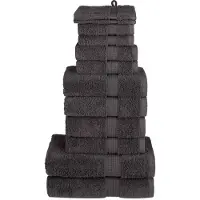vidaXL Ensemble de serviettes de qualité supérieure SOLUND 12 pcs