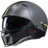 HJC i20 Batol MC3HSF Casque Jet Noir/Gris/Jaune M unisex