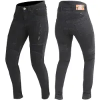 Trilobite 2461 Parado Monolayer Slim Fit Ladies Jeans Long Black Taille 30