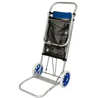 Aktive Chair Mover Trolley Beach 52x37x105 Cm Bleu,Gris