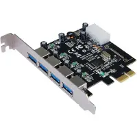 Longshine LCS-6380-4 - Adaptateur USB - PCIe 2.0