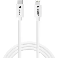Sandberg 136-58 câble Lightning 1 m Blanc