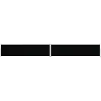 vidaXL Store latéral extensible noir 160x1200 cm