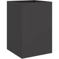 vidaXL Jardinière noir 52x48x75 cm acier