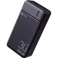 C-TECH Powerbank 30000mAh, Li-Pol, 20W, USB-C/USB-A/micro USB/PD/Quick charge