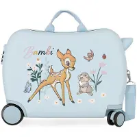 Disney unisex pour enfant. 4469824 Valise pour enfants 2 roues multidirectionnelles Avant la Bloom Bambi bleu (OSFA), Casuel, ABS/Polyc