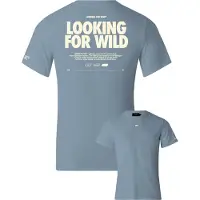 Looking for Wild Olwen Short Sleeve T-shirt Bleu XL
