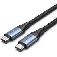 Vention Câble TAVHF, USB-C vers USB-C, 240W, USB 4.0, 5A, 1 mètre, 40 Gbps, gris