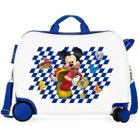 Disney pour femme/filles. 4649861 Mickey Good Mood -39x50x20x20cm- Valise multidirectionnelle à 2 roulettes à roulettes (OSFA), Blanc,