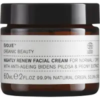 Evolve Organic Beauty Nightly Renew Facial Cream Clair