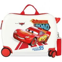 Disney pour femme/filles. 4649863 2 roues multidirectionnelles Cars Good Mood -39x50x20x20cm- (OSFA), Blanc, Rouge, Multicolore, Synthé