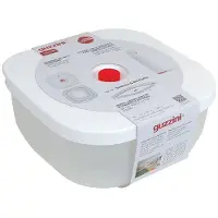 Guzzini Flache Vakuumbehalter L Save-It, 11850211, Boîte de conservation, Blanc