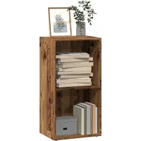 vidaXL Bibliothèque vieux bois 40x30x77 cm bois d'ingénierie