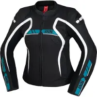IXS Veste Sport LD femme RS-600 1.0 noir-turquoise - 42 - XL