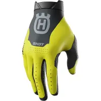Shot Lite Hva Off-road Gloves Jaune 8