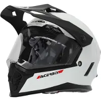 Acerbis Rider Junior Casque Motocross Enfant Blanc Taille YM