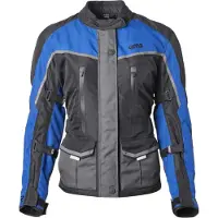 GMS Twister Neo Femme Veste Textile Noire Bleue Imperméable Taille 4XL